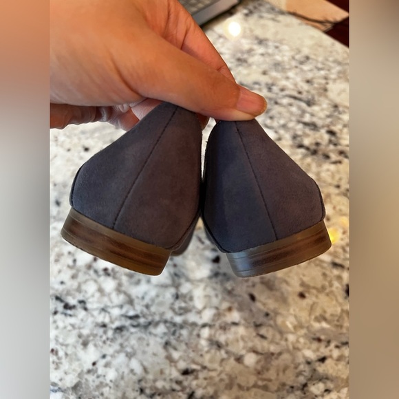 Naturalizer Women’s Kate Slip On Blue Suede Flats Size 7 - Picture 6 of 7